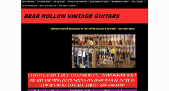 Desktop Screenshot of bearhollowvintageguitars.com